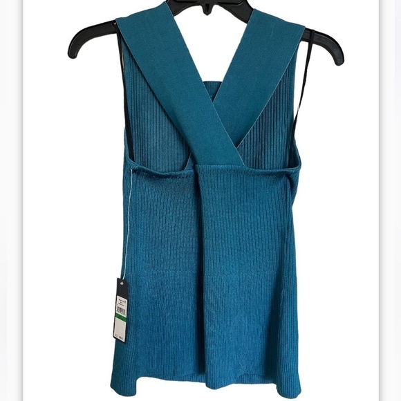 Rachel Roy Crossback Tank Top in Mermaid Ocean - Picture 3 of 4
